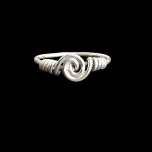 Sterling Silver Spiral Ring